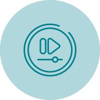 Video Fast Forward Button Vector Icon