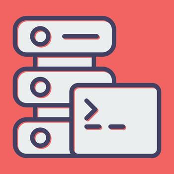 SSH Hosting Vector Icon