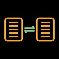 Document Sharing Vector Icon