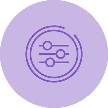 icono de vector de ecualizador