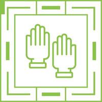 Rubber Gloves Vector Icon