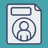 Personal File Vector Icon