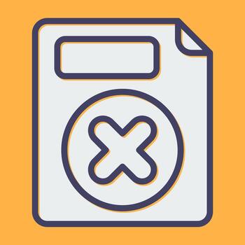 Eliminar botón vector icono