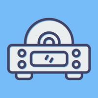 Cd Player Vector Icon