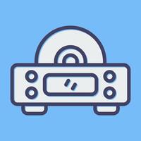 Cd Player Vector Icon