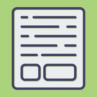 Document Vector Icon