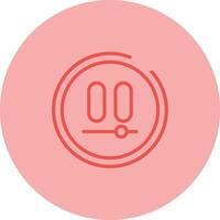 Video Pause Button Vector Icon