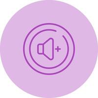 Volume Up Circle Vector Icon