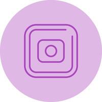 Record Square Vector Icon