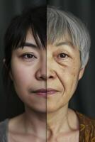 AI generated The Beauty of Aging Created With Generative AI Technology photo