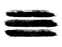 Black and white set of stains, set of splashes, set of strokes splash, set of watercolor brush strokes, black and white paint stroke brush on white background, brush bundle vector