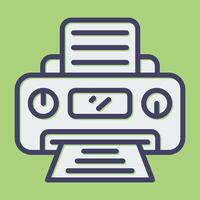 Printer Vector Icon