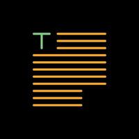 Typography Vector Icon