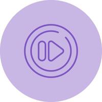 Next Track Circle Vector Icon