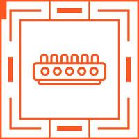 cable terminación bloquear vector icono