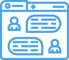 Messaging Vector Icon