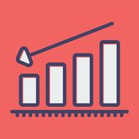 Chart Decreasing Vector Icon