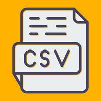 CSV Vector Icon