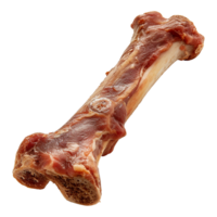 ai generado carne de vaca perro hueso aislado en transparente antecedentes png