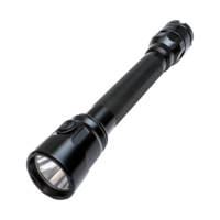 AI generated LED flashlight isolated on a transparent background png