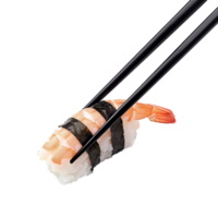 AI generated Yatsuhashi nigiri isolated on transparent background png