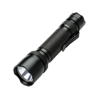 AI generated LED flashlight isolated on a transparent background png