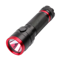 AI generated LED flashlight isolated on a transparent background png