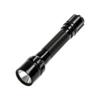 AI generated LED flashlight isolated on a transparent background png