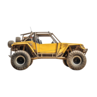 AI generated Desert buggy car isolated on transparent background png