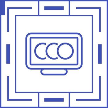 Desktop Computer Vector Icon