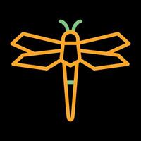 Dragonfly Vector Icon