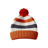 AI generated Knitted hat color isolated on transparent background png