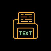 Text File Vector Icon