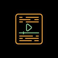 Video Vector Icon