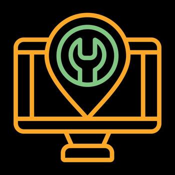 Computer Vector Icon