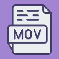 MOV Vector Icon