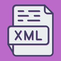 XML Vector Icon