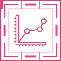 Line Chart Vector Icon