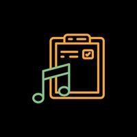 Music File Vector Icon