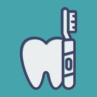 Toothbrush Vector Icon