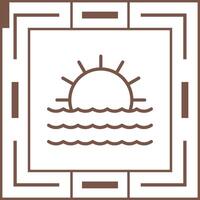 Sunset Vector Icon