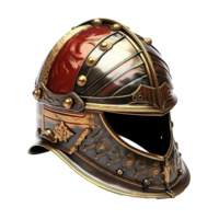 AI generated Viking helmet isolated on transparent background png