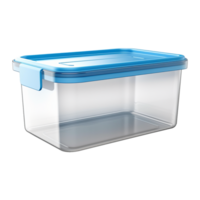 AI generated Plastic box isolated on transparent background png