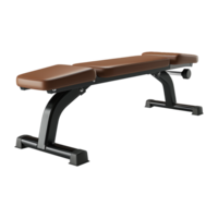 ai généré abdominal Gym banc isolé sur transparent Contexte png