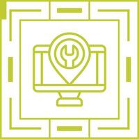 Computer Vector Icon