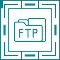 ftp acceso vector icono