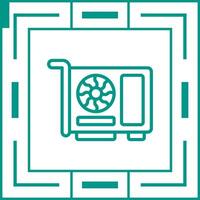 Graphic Card Vector Icon