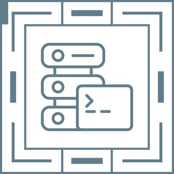 SSH Hosting Vector Icon