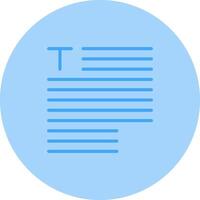 Typography Vector Icon