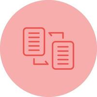 Document Distribution Vector Icon